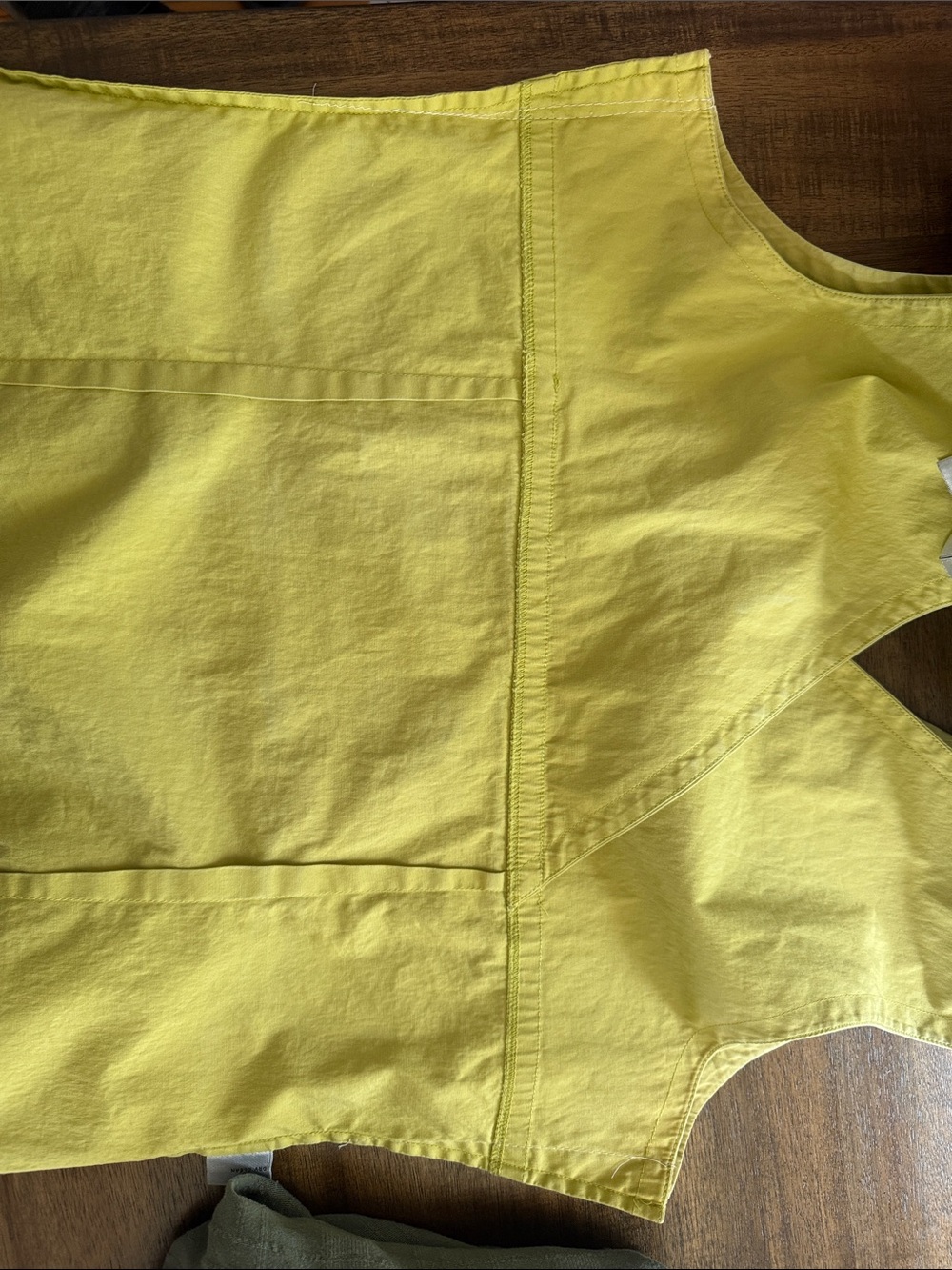Vintage Talbots Collection Sleeveless open back Lime Button-Front Women's Top 8 - Picture 8 of 9